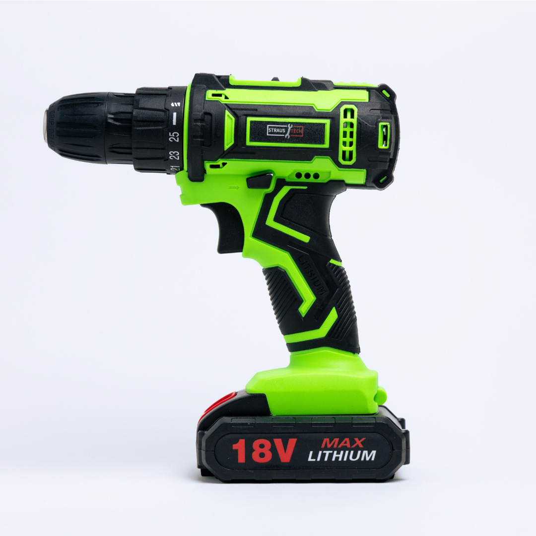 AKUMULATORSKI VRTALNIK 18 V Z 2 BATERIJIMA | STRAUSTECH
