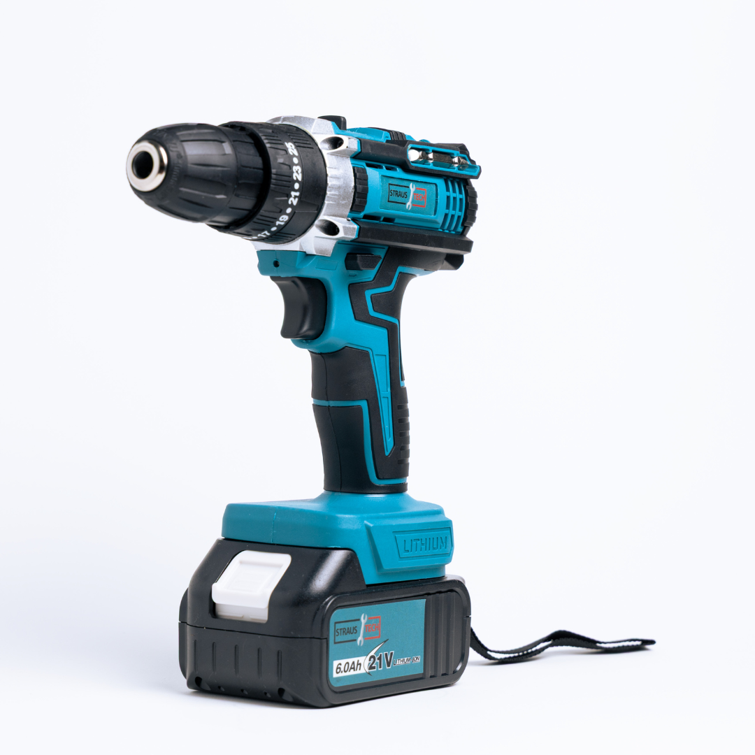 4 v 1 komplet, vrtalnik, izvijač, brusilnik | STRAUSTECH