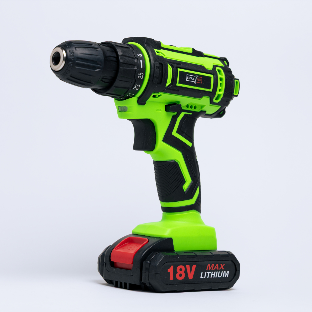 AKUMULATORSKI VRTALNIK 18 V Z 2 BATERIJIMA | STRAUSTECH