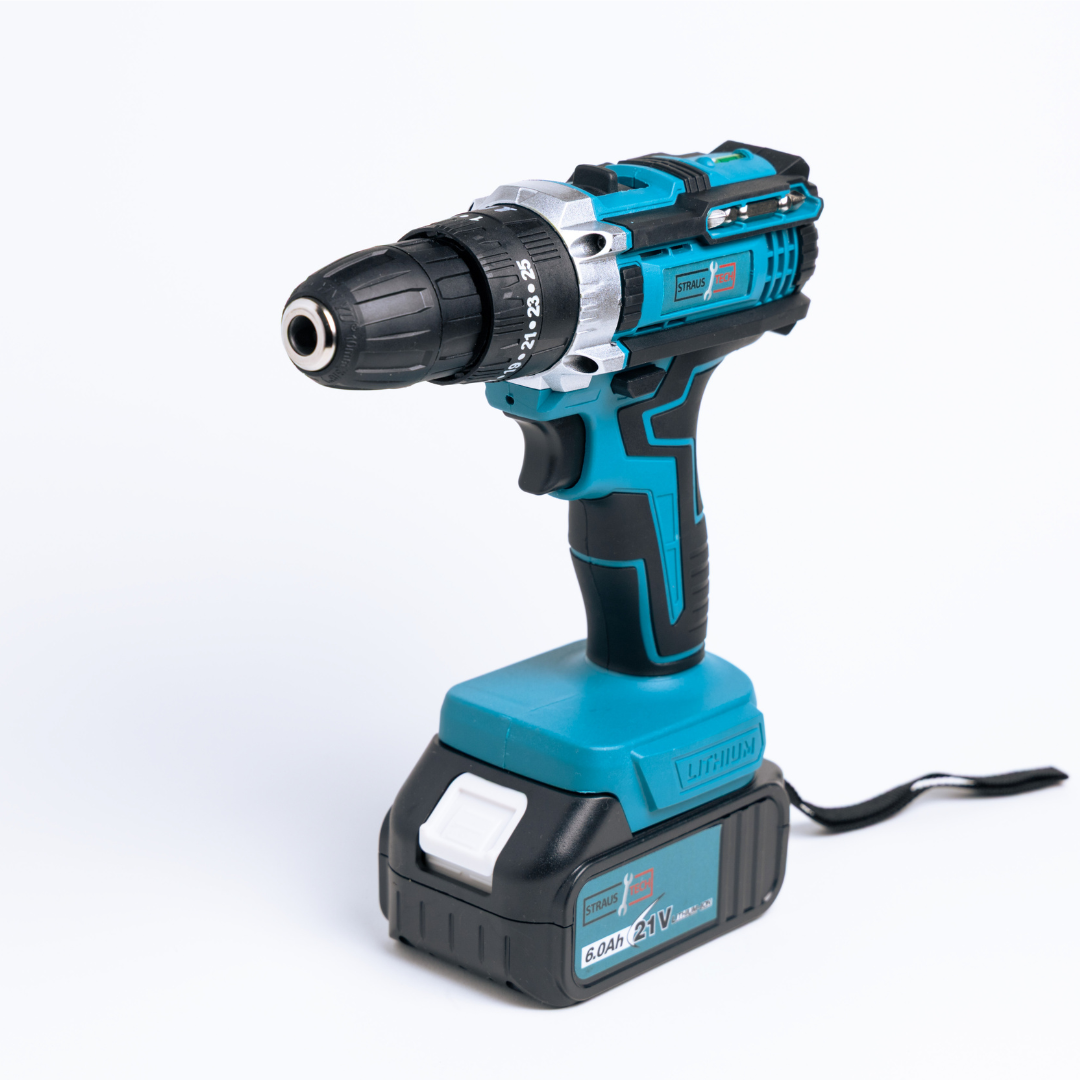 4 v 1 komplet, vrtalnik, izvijač, brusilnik | STRAUSTECH