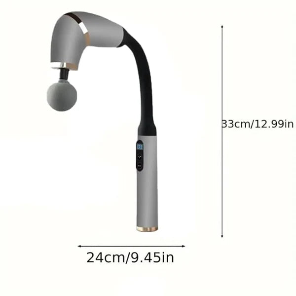 MASAŽER S PULZIRAJOČO PIŠTOLO Z DOLGIM ROČAJEM