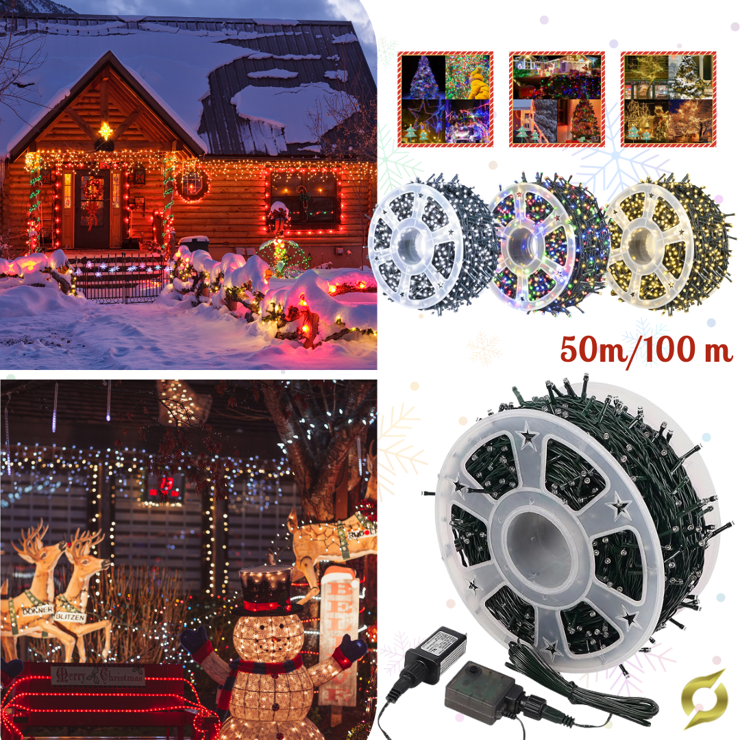 Božične LED lučke - 50m/100m