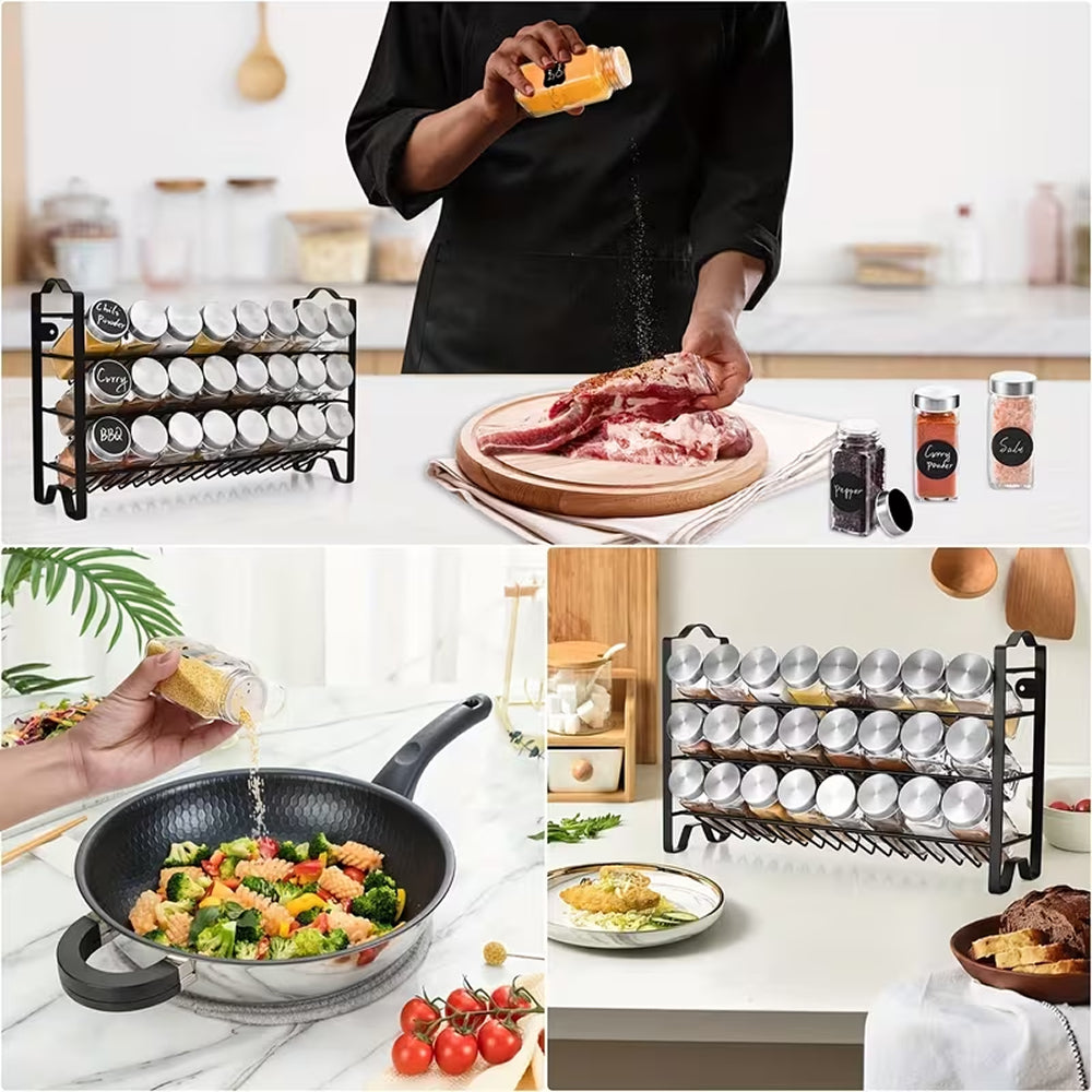 Staklenke za začimbe - set od 24 kosov