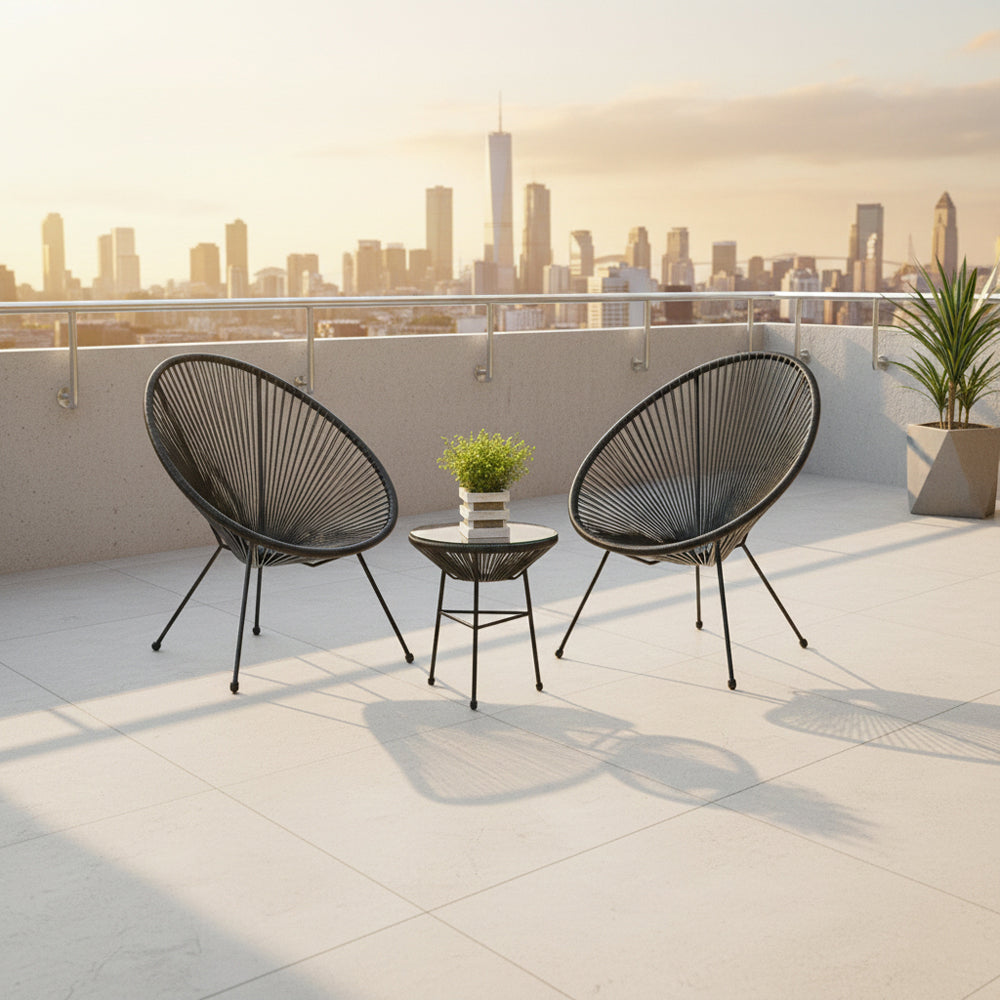 3-delni modereren vrtny set