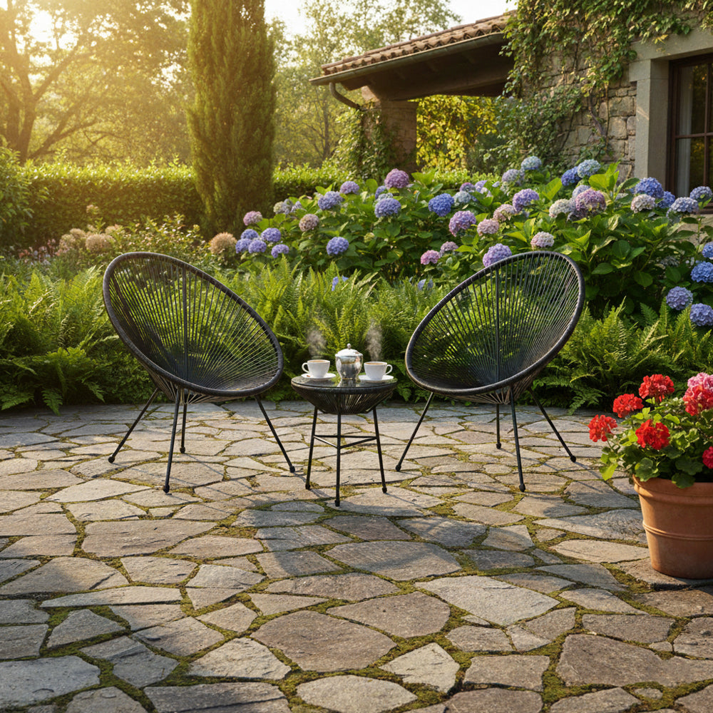 3-delni modereren vrtny set