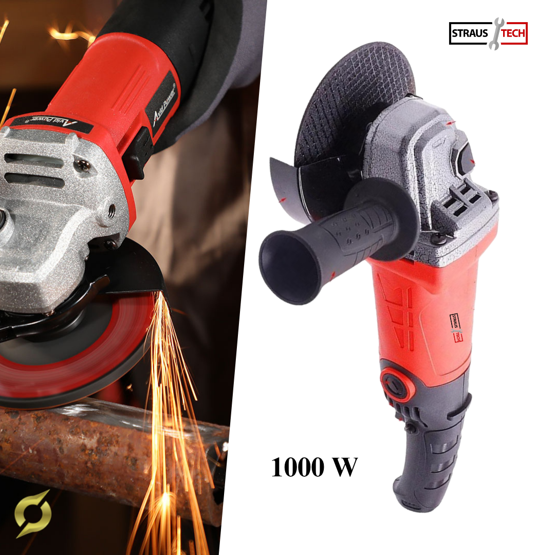 Kotni brusilnik 1000 W | STRAUSTECH