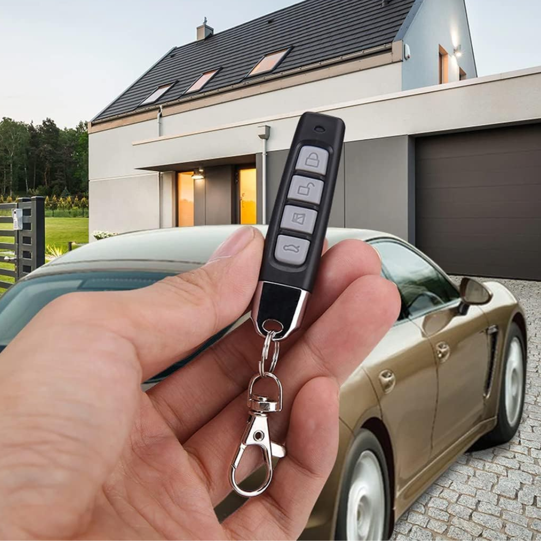 Univerzalni daljinski upravljalnik za avtomatska vrata in alarmne sisteme