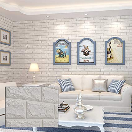Zidne nalepke v roli s 3D videzom 500x70 | 3DWALL