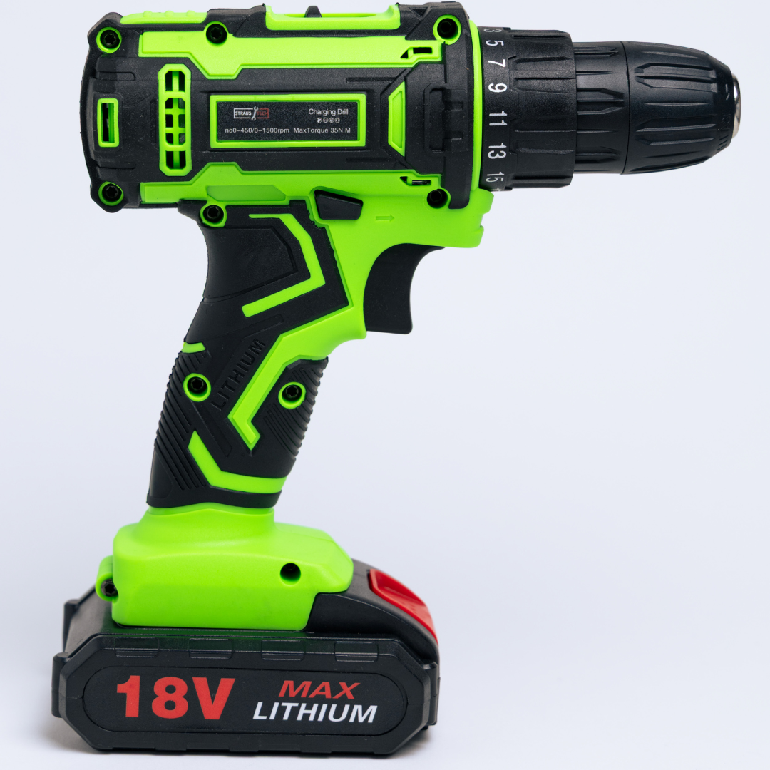 AKUMULATORSKI VRTALNIK 18 V Z 2 BATERIJIMA | STRAUSTECH