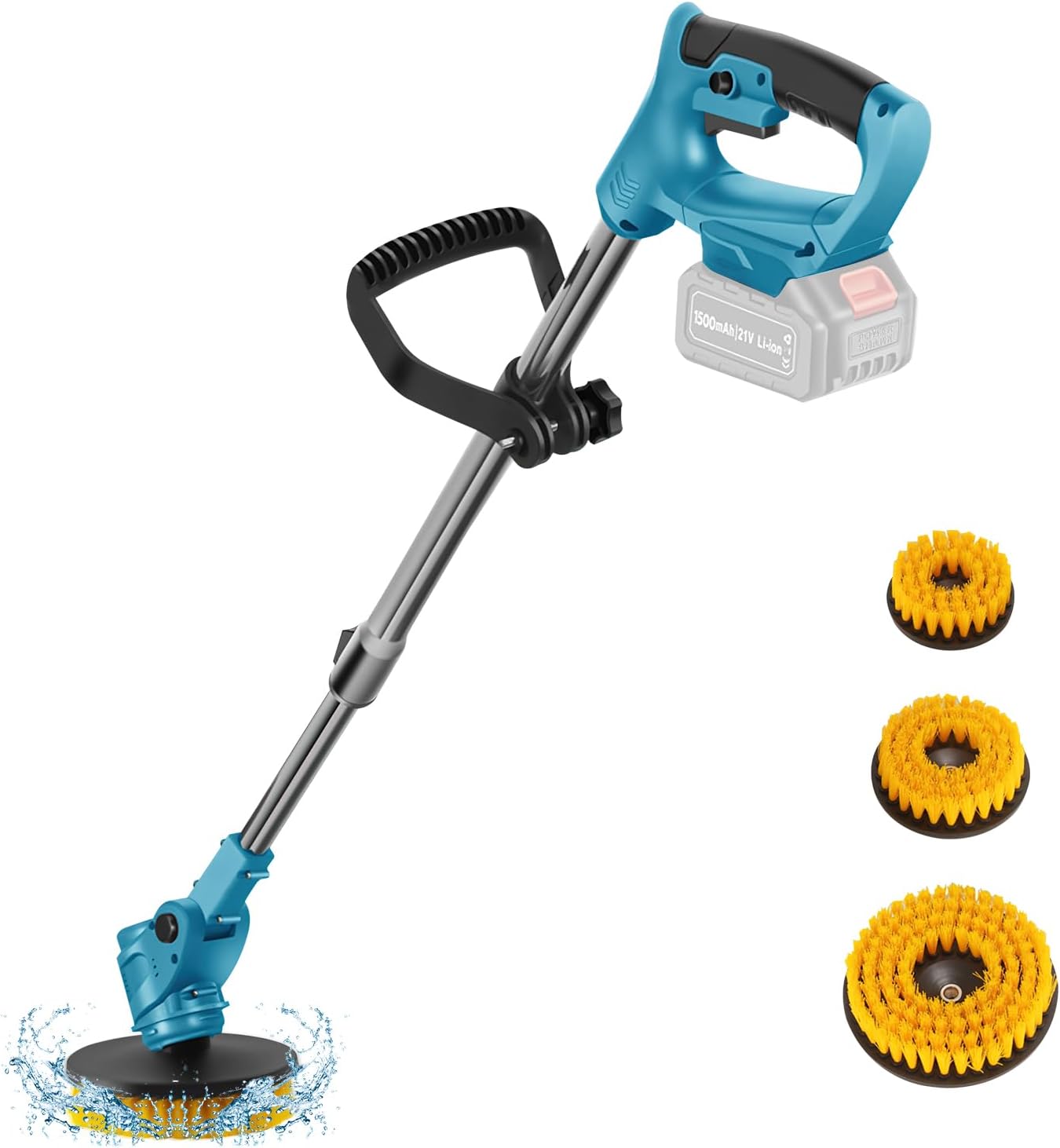 Akumulatorska teleskopska krtača za tla