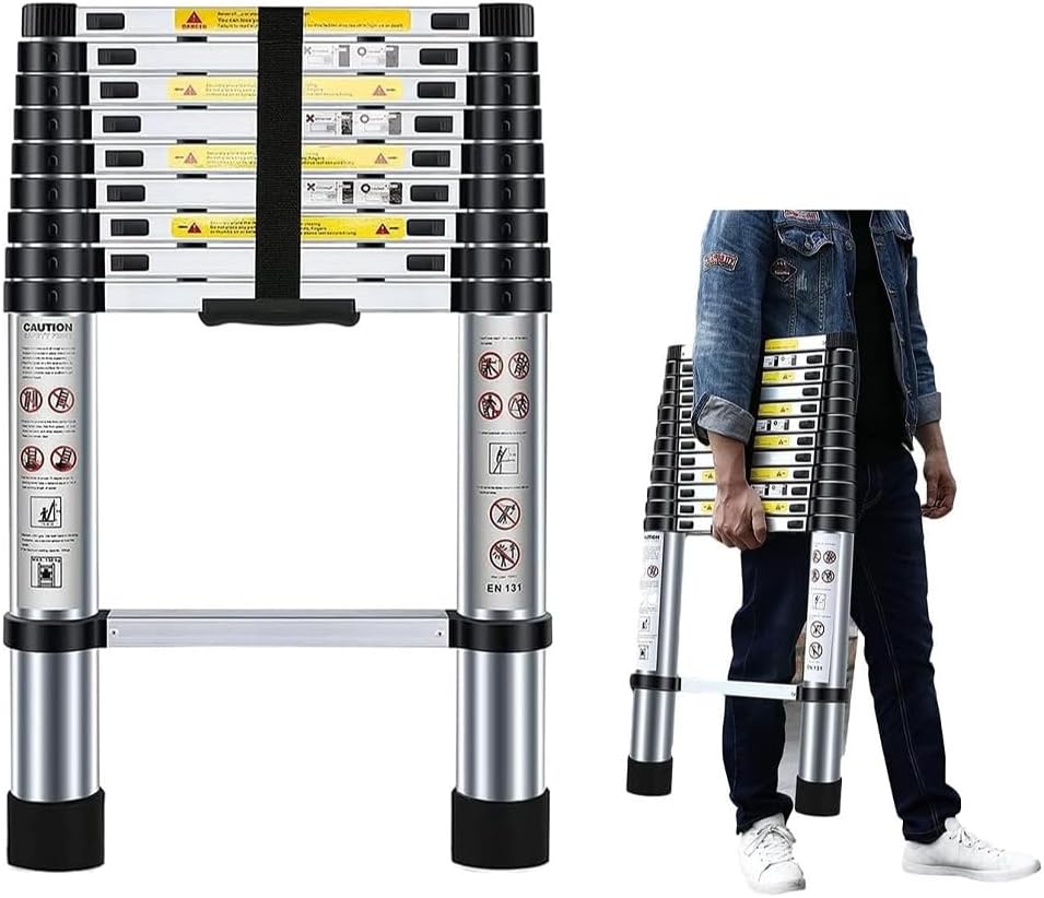 Straus Tech Teleskopske lestve - 3,8 m / 4,4 m