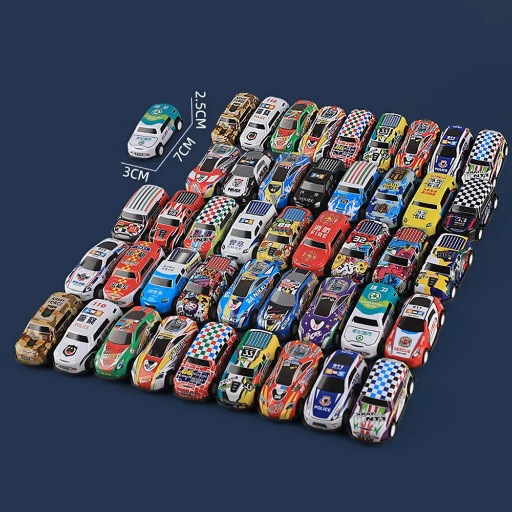 Set od 50 kovinskih avtomobilčkov | SpeedRacers