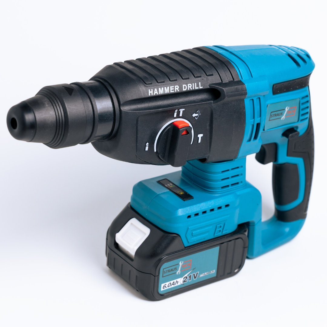 4 v 1 komplet, vrtalnik, izvijač, brusilnik | STRAUSTECH