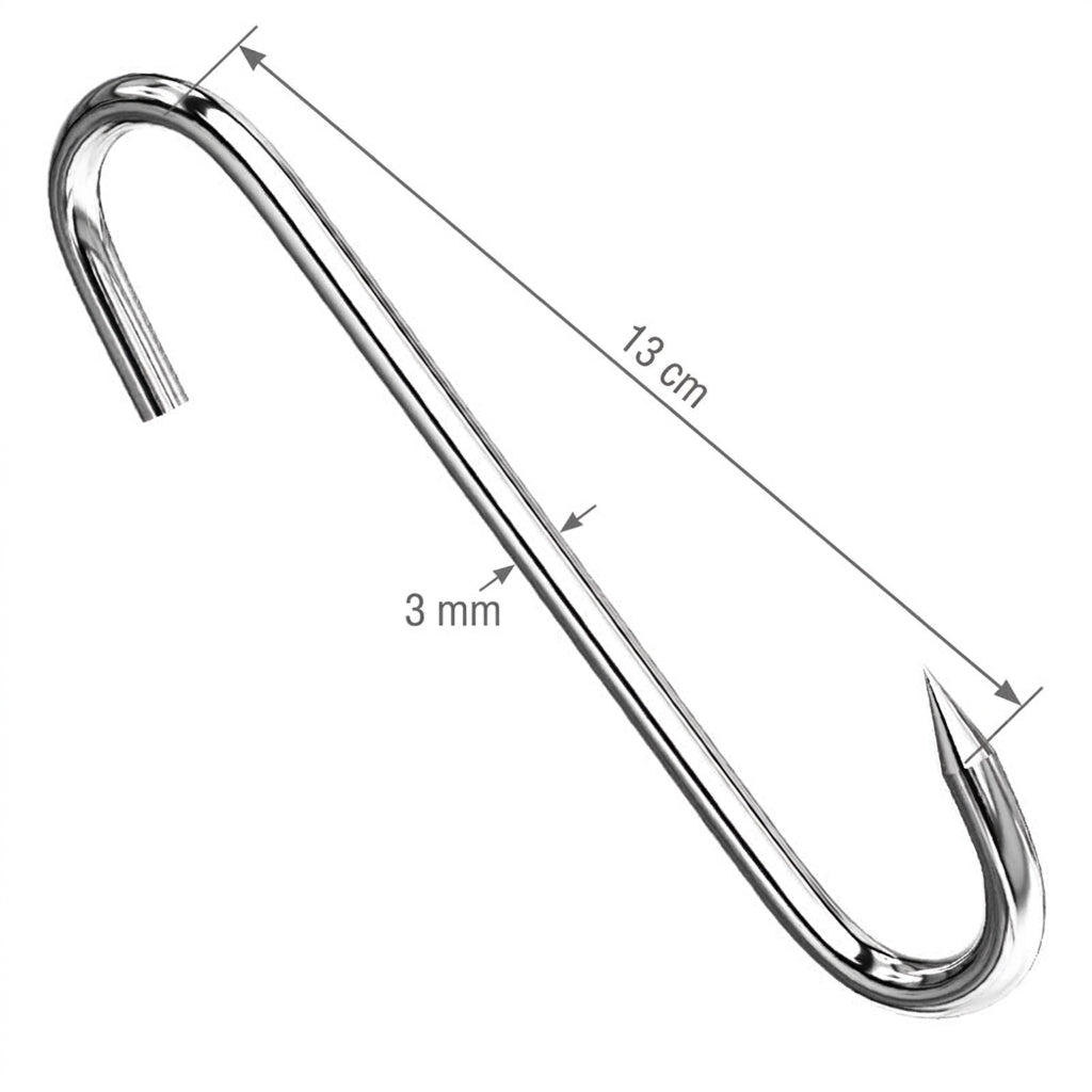 INOX kljuke za meso (50kom/pak)