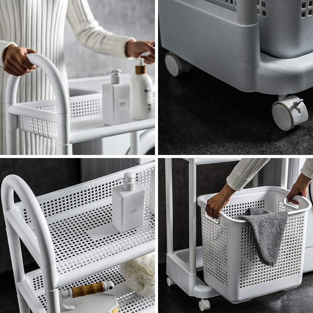Koš za perilo + stojalo s koleščki