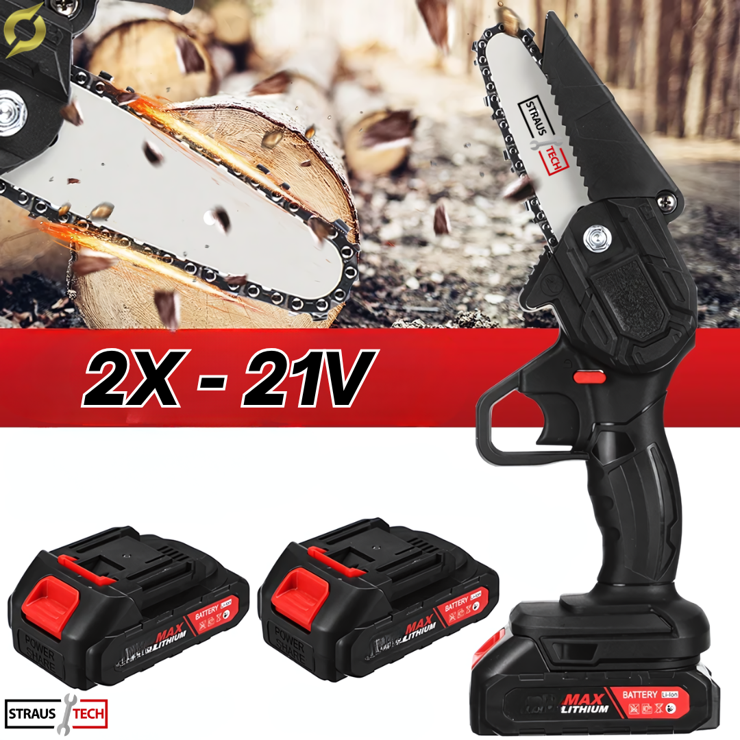 Baterijska žaga Straus Tech Mini z dvema baterijama