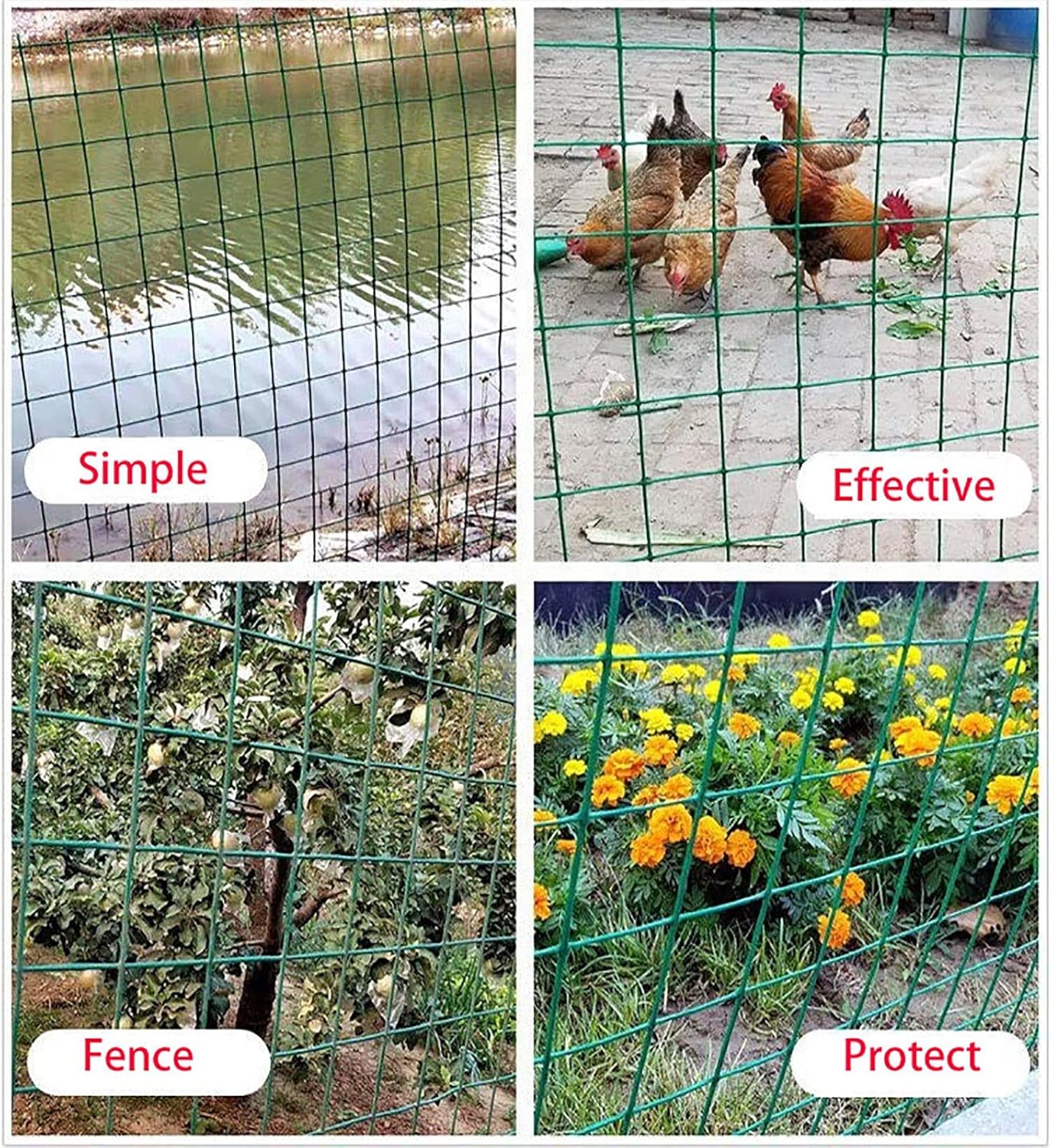 Zaščitna mreža za vrt, dvorišče in živali