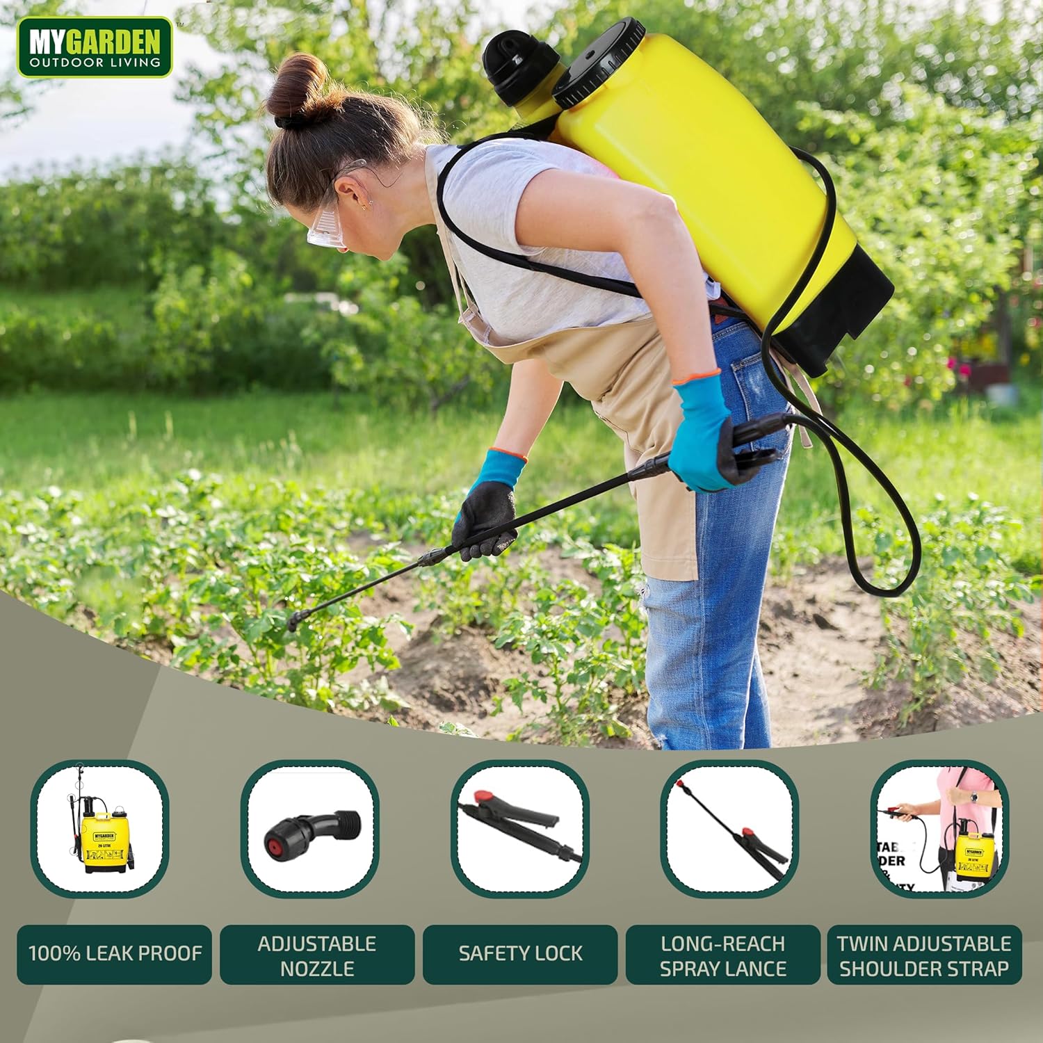 Ročna pršilica za herbicide 20L