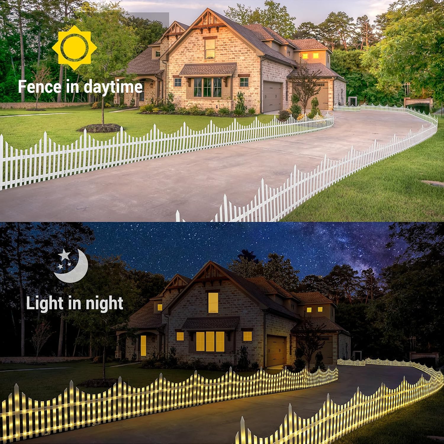 LED Božična ograja