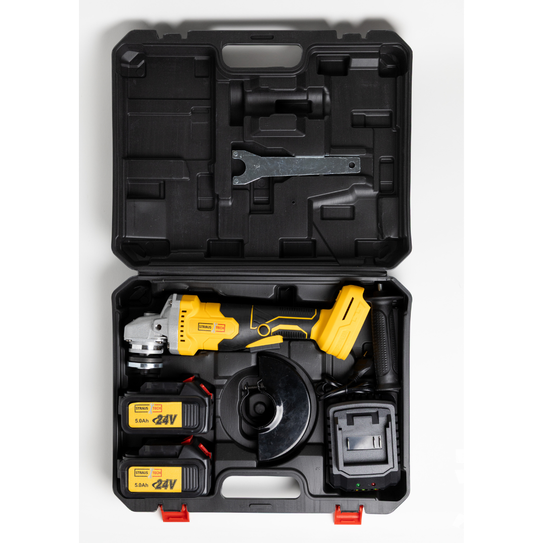 Akumulatorski kotni brusilnik Straus Tech