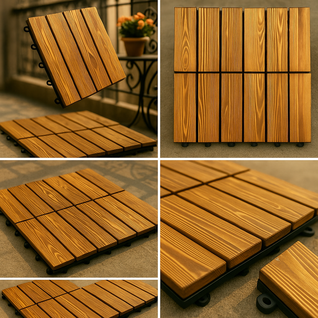 Drvena talna obloga - Set 4 kosov