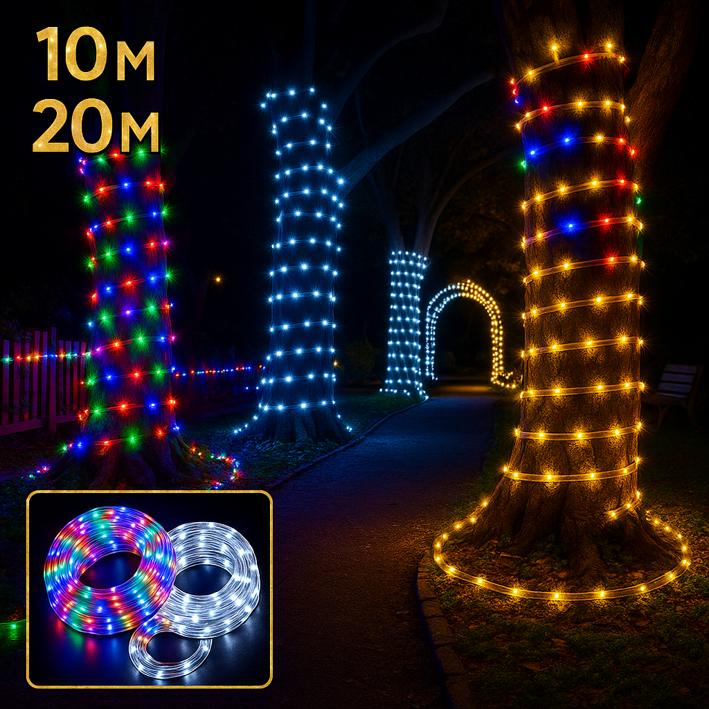 LED OKRASNO SVETLEČE CEVJE