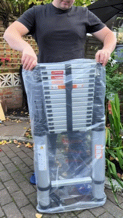 Straus Tech Teleskopske lestve - 3,8 m / 4,4 m