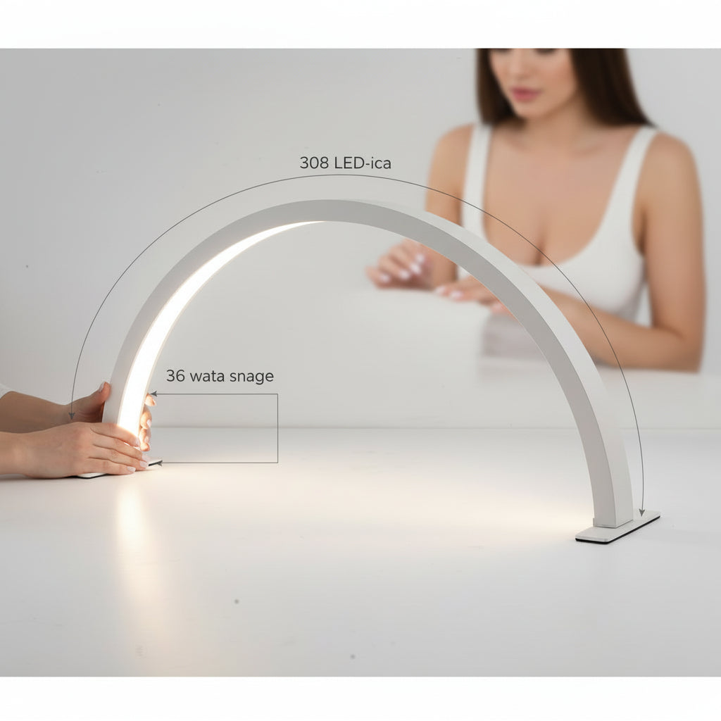 Profesionalna luxy nohtna lampa 77x33 cm