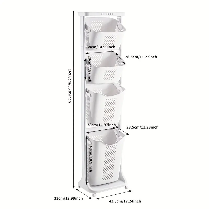 Košarica za organizacijo koles