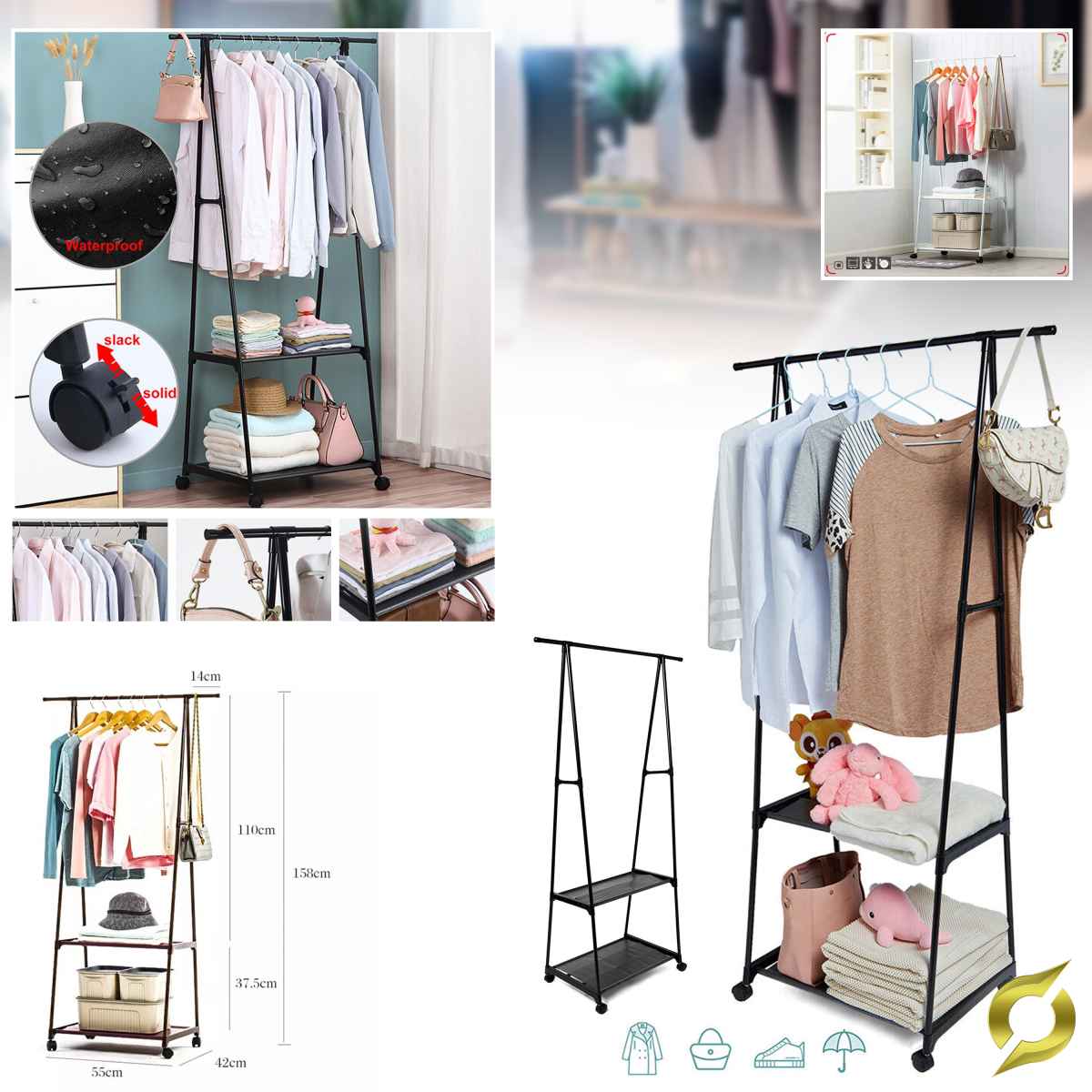 Stojalo Za Odlaganje Oblačil | RackEase