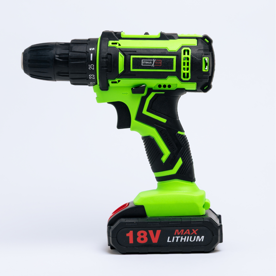 AKUMULATORSKI VRTALNIK 18 V Z 2 BATERIJIMA | STRAUSTECH