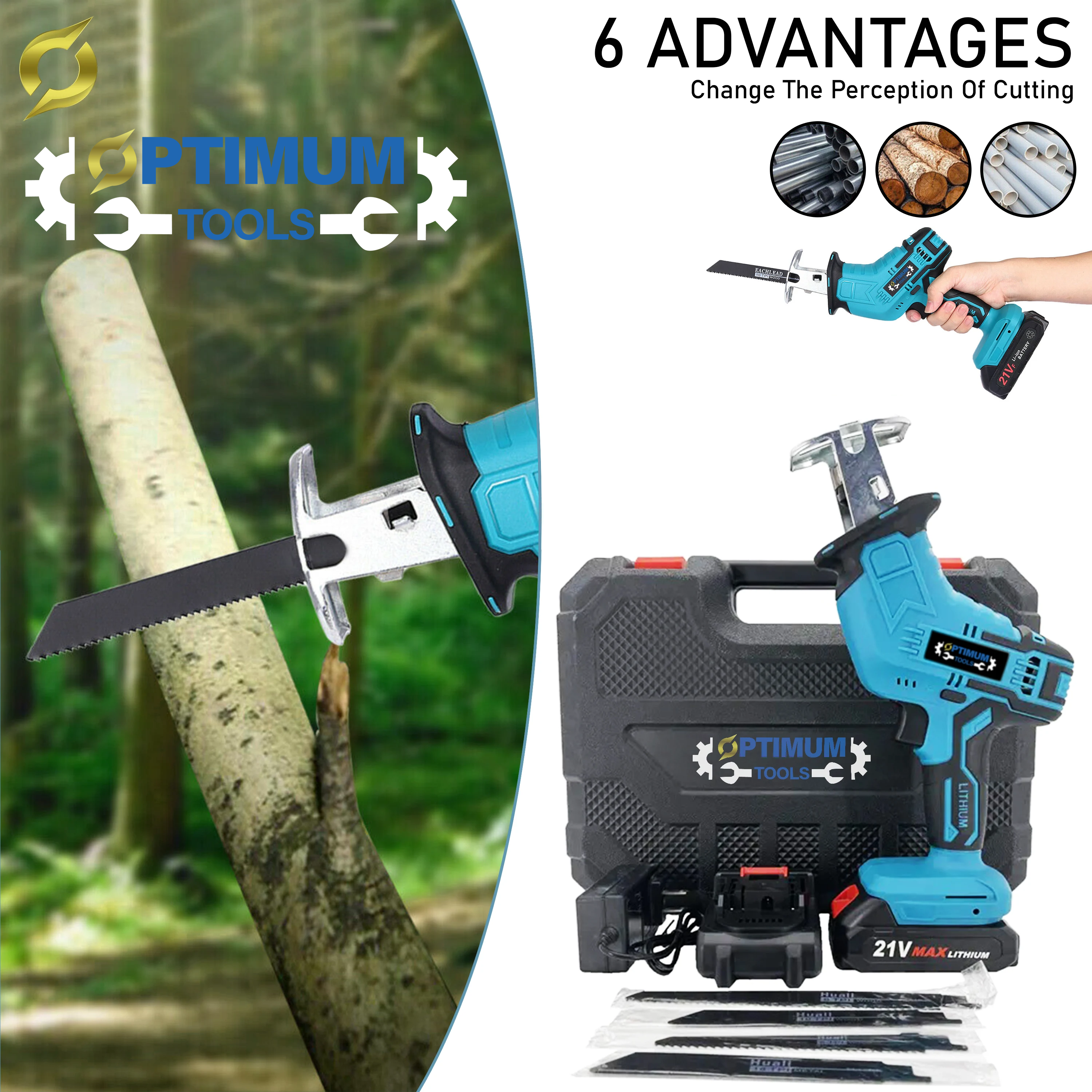 Akumulatorska sabljasta žaga | STRAUSTECH