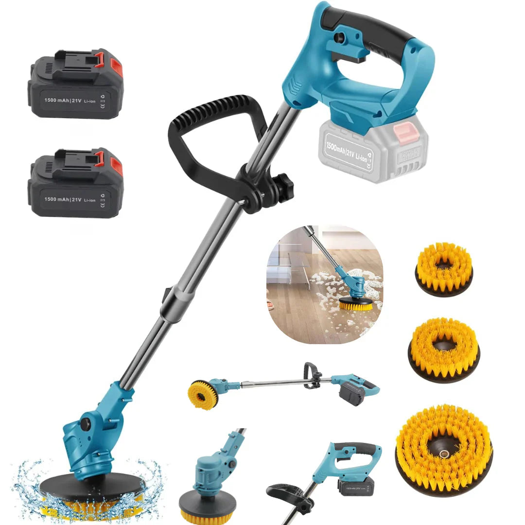 Akumulatorska teleskopska krtača za tla