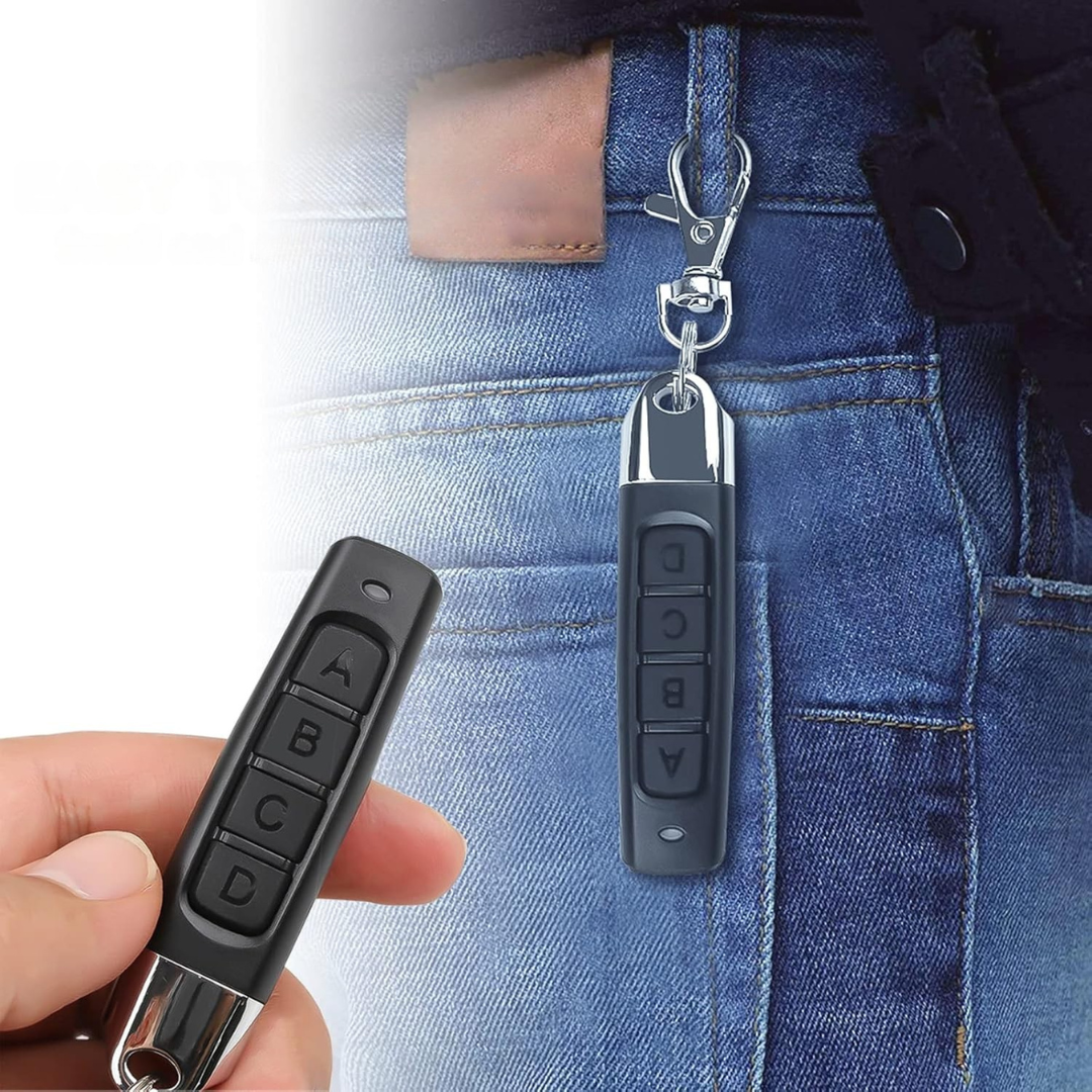 Univerzalni daljinski upravljalnik za avtomatska vrata in alarmne sisteme