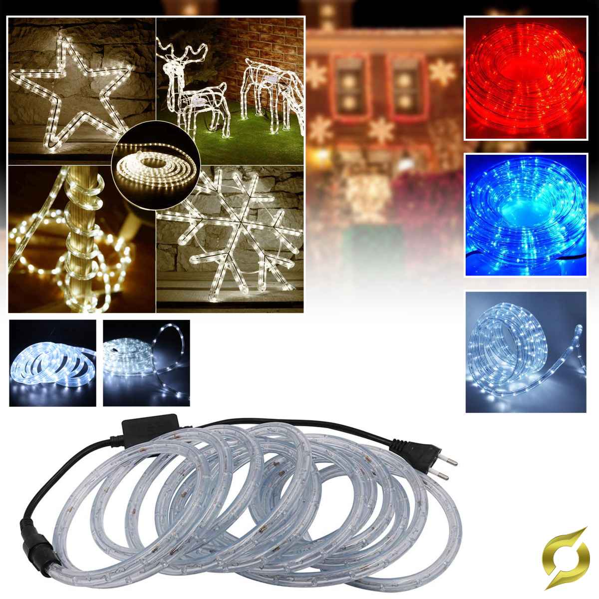 LED OKRASNO SVETLEČE CEVJE