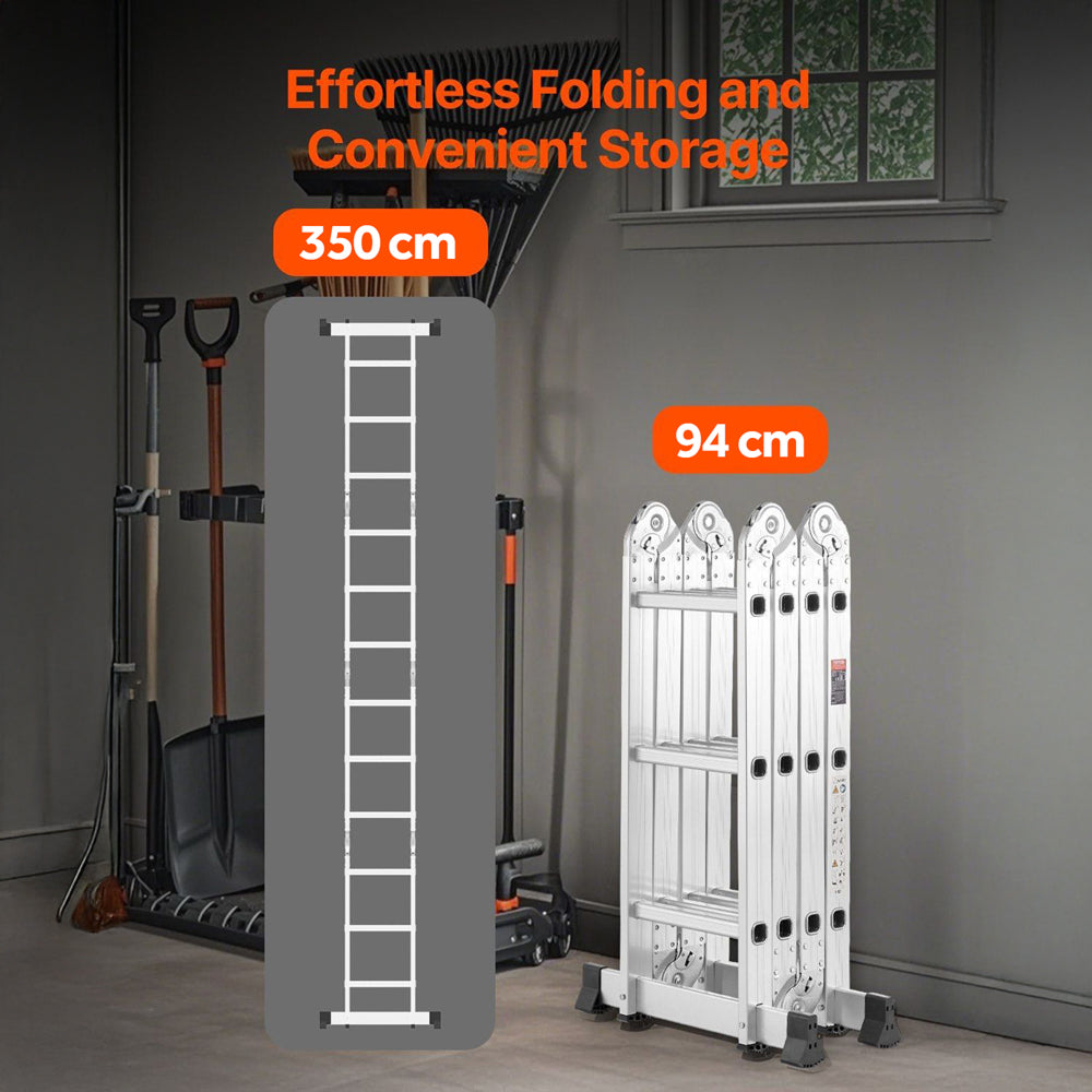 7 v 1 Večnamenske Zložljive Leste (350 cm)