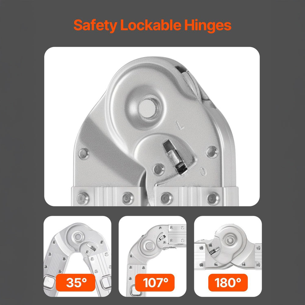 7 v 1 Večnamenske Zložljive Leste (350 cm)