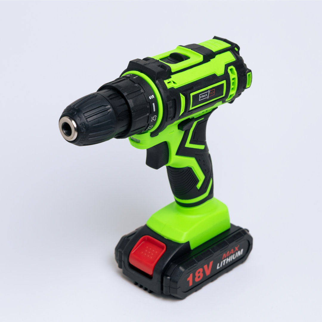 AKUMULATORSKI VRTALNIK 18 V Z 2 BATERIJIMA | STRAUSTECH