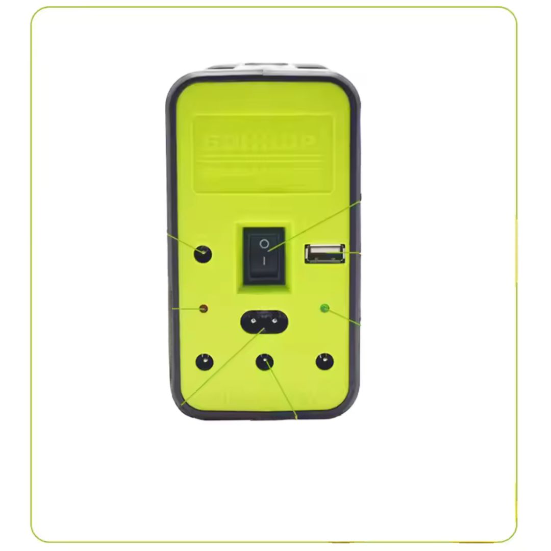 SOLARNI SET 4AH ZA POLNJENJE GEDGETOV Z LED LUČKO