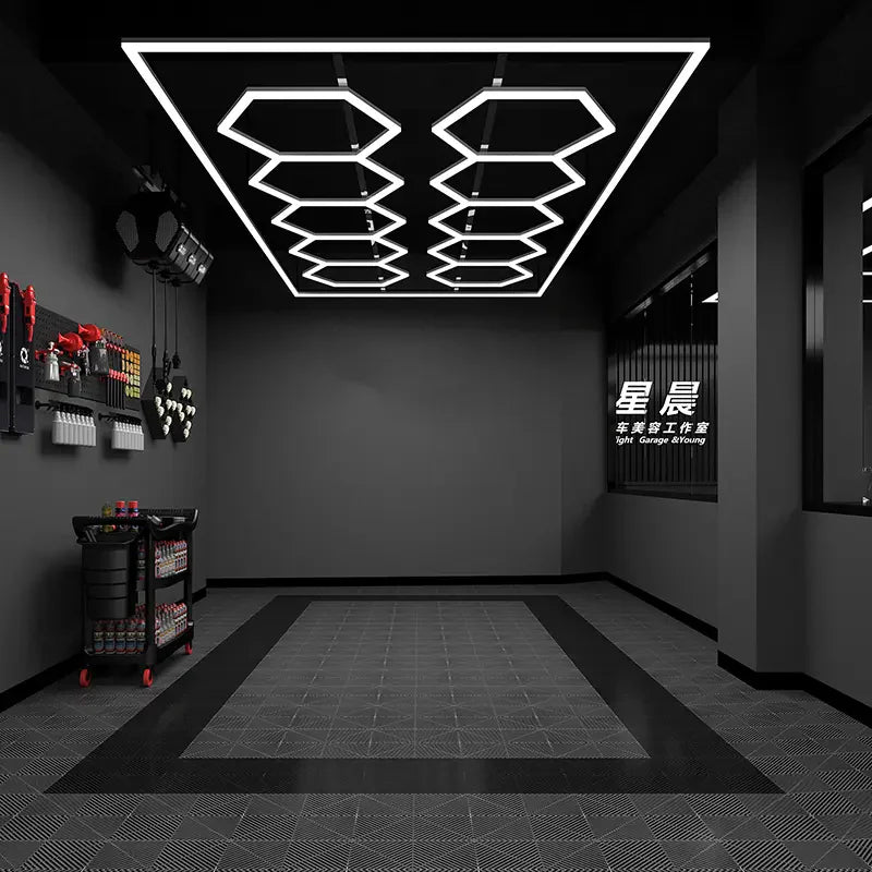HEXAGON led osvetlitev - 244x485 cm