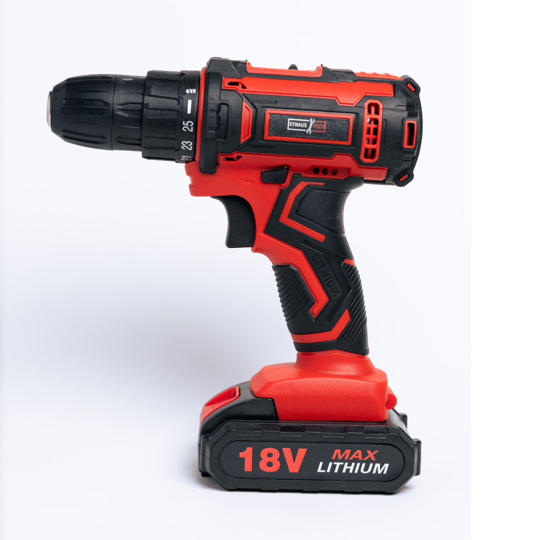 Akumulatorski vrtalnik 18V - X2 BATTERY | STRAUSTECH