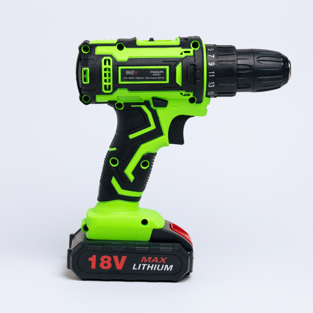 AKUMULATORSKI VRTALNIK 18 V Z 2 BATERIJIMA | STRAUSTECH