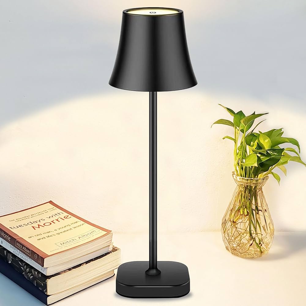 Velika brezžična LED namizna svetilka 6"