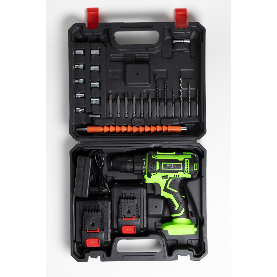 AKUMULATORSKI VRTALNIK 18 V Z 2 BATERIJIMA | STRAUSTECH