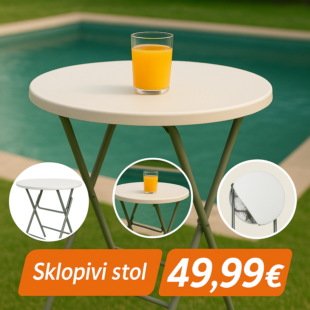 Zložljiva barska miza
