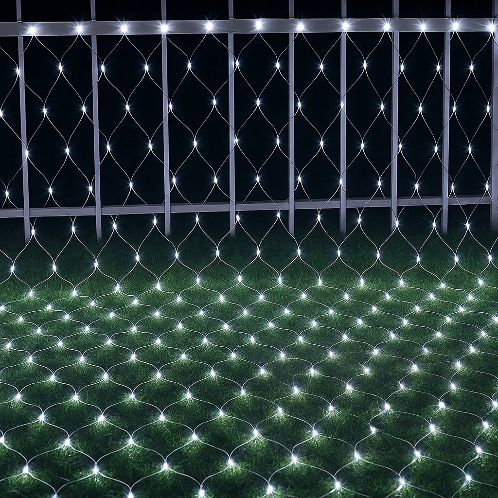 LED mreža – 3x3 metre – hladno bela in toplo bela