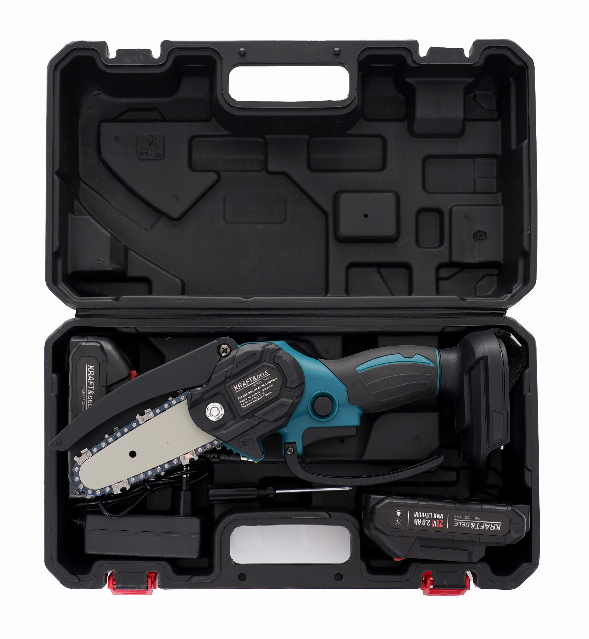 Akumulatorska verižna žaga 4" | Kraft&Dele®