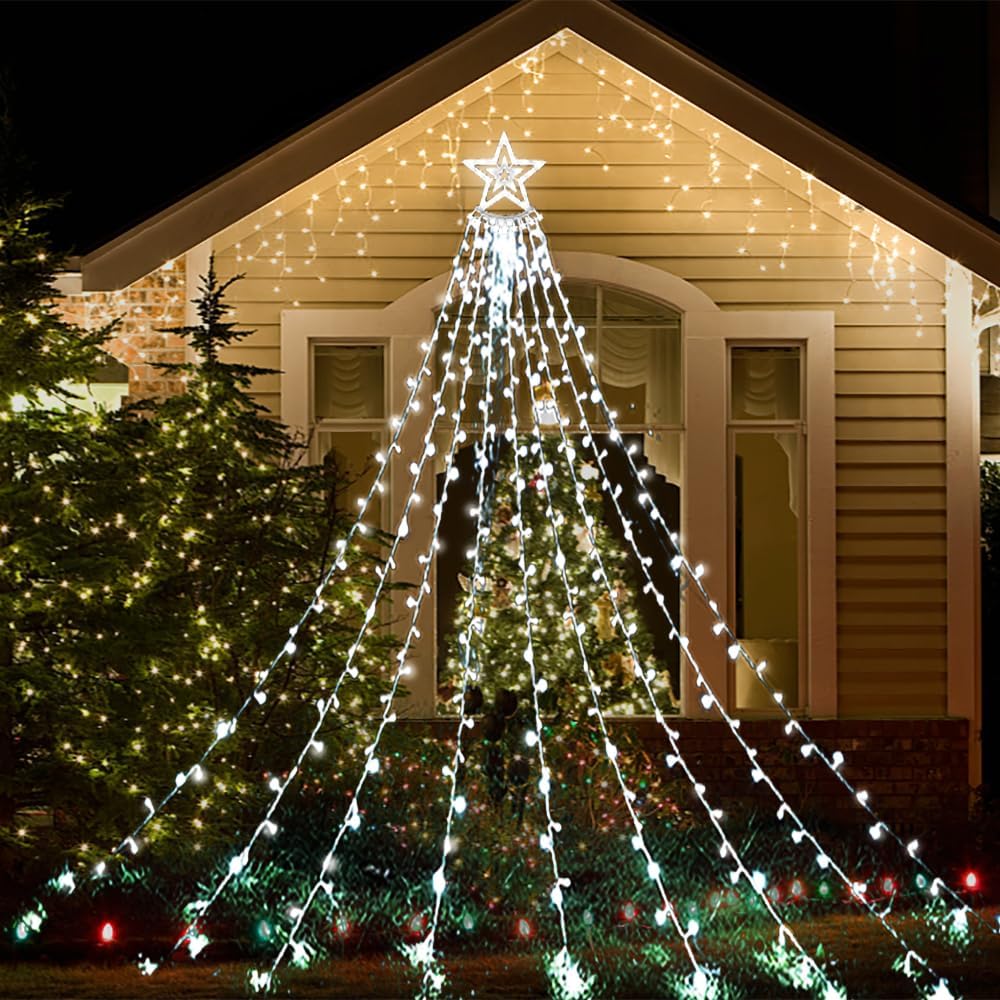 LED zvezda – z lučkami za božično drevo