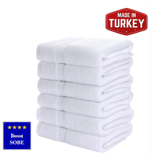 Beli turški bombažni brisači
