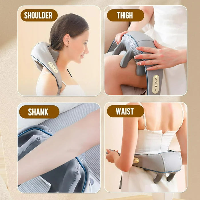 5D BREZŽIČNI SHIATSU MASAŽER ZA VRAT IN HRBET